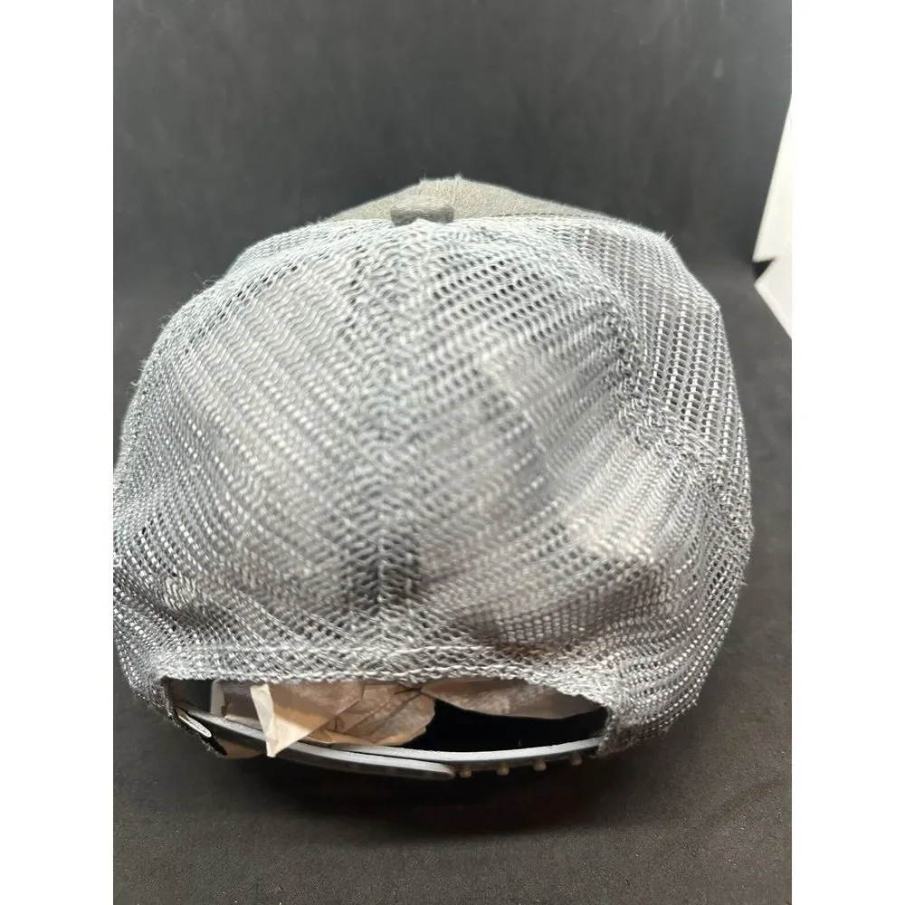 The North Face Snapback Hat Trucker Cap‎ Adult Gray Bear Landscape